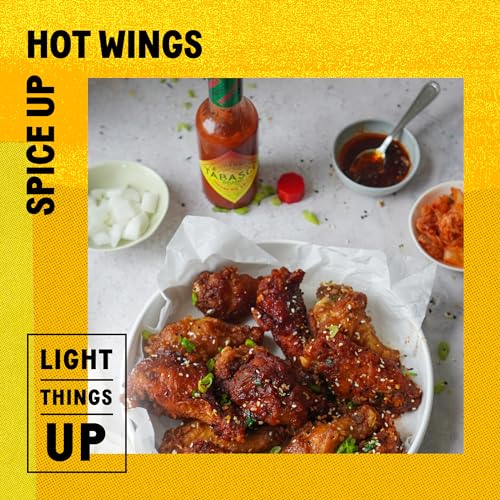 Image of TABASCO Brand Habanero Sauce, Spicy & Fruity Habanero Hot Sauce, Glass Bottle, Jamaican-Style, Packed with Heat, Great for Wing Sauce, Shrimp Kabobs, & More, 2 Fl Oz (Pack of 1)