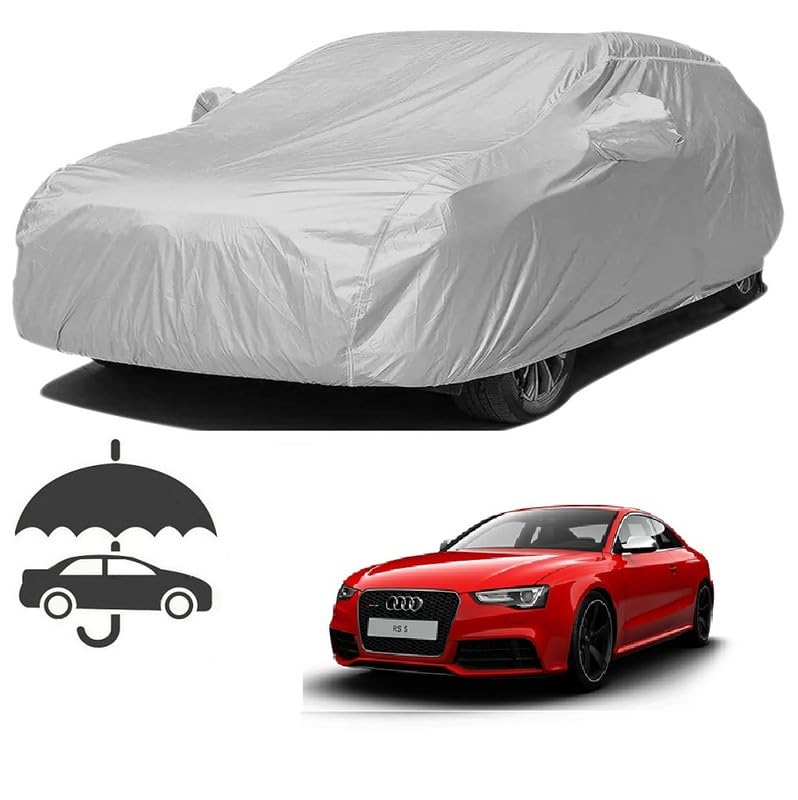 Dual Layer Storm Shield Water Proof Scratch Less Dust Proof Heat Proof UV Protected Personalized Car Body Cover Compatible with Audi RS5