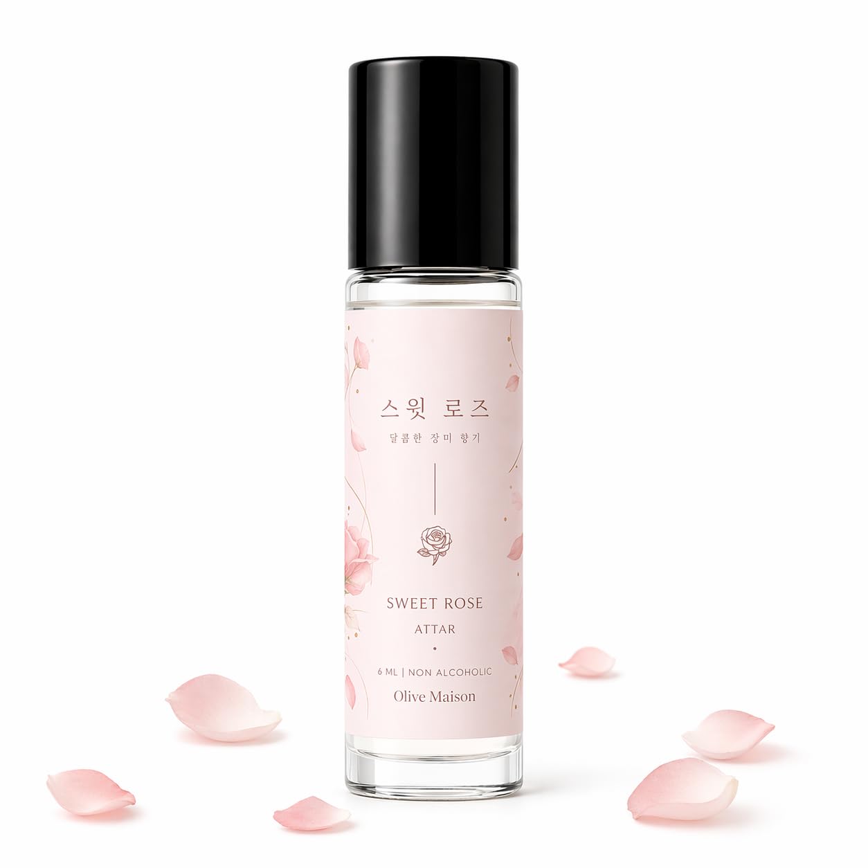 Korean Rose Aesthetic Attar 6ml for Women | Long Lasting Floral Perfume Oil | Alcohol-Free Premium Fragrance Roll-On-picture-10
