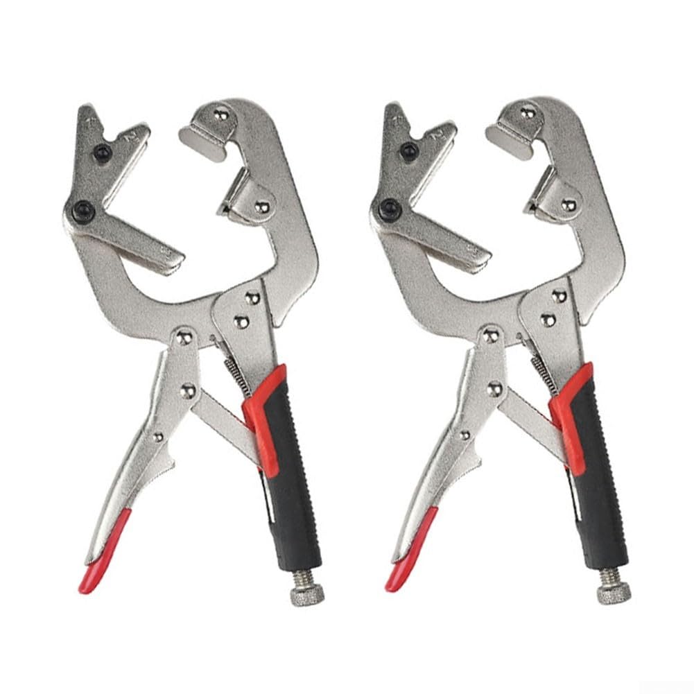 Pinza per saldatura 10 pollici morsetto a C in acciaio speciale per tubi rotondi 25-76 mm girevole a 270° morsetto in metallo pinza saldatrice