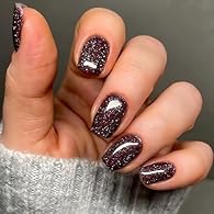 Made with Real Gel: SXVME brown cat eye press on nails no glue are made entirely from soft gel, not ink-printed. Each design is crafted through a full salon-style gel process: base coat, color gel, building gel, and top coat. You can get a flawless a...