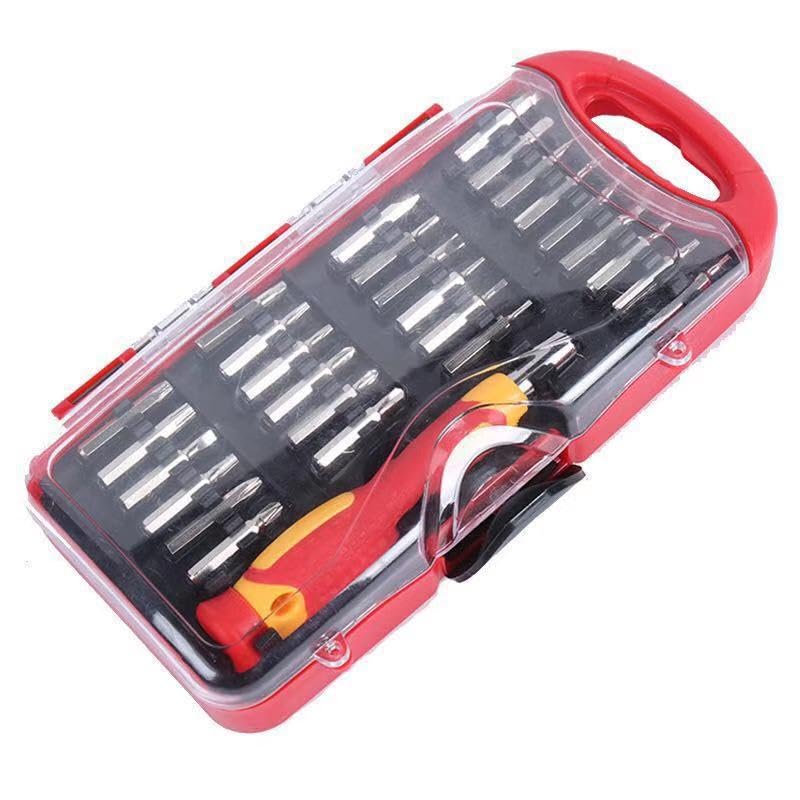 deepcrush 28PC Precision Screwdriver Set - S2 Steel Magnetic Bits for Electronics Repair, PC, Laptop, Phone & Watch - Ergonomic Handle with Anti-Slip