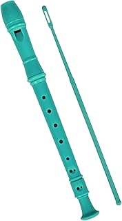 soprano recorder instrument Professional ABS Saxophone Descant Recorder Clarinet 8 Holes Style C Key Beginners Professional Universal (Color : Dark Cyan)