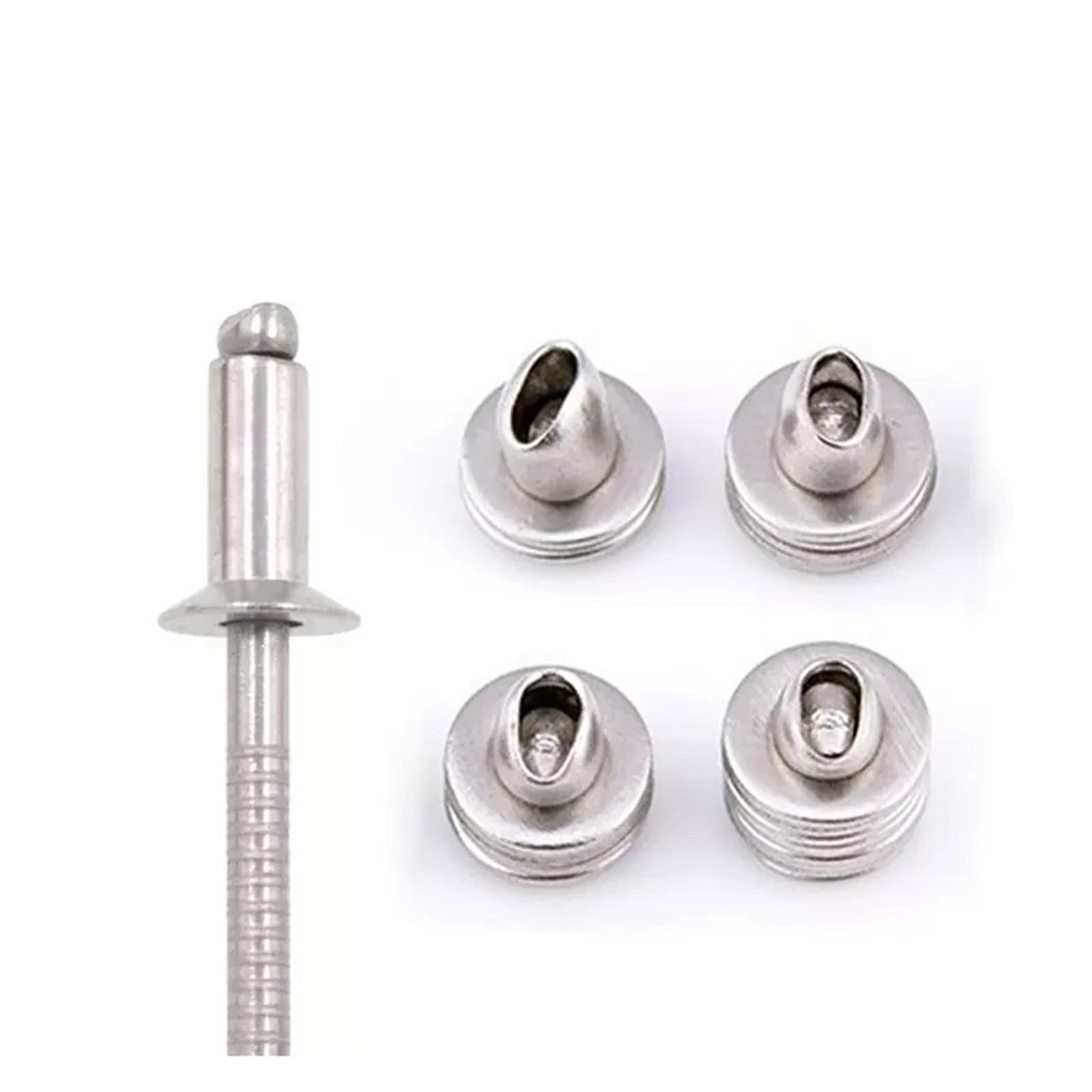 Rivets aveugles fraisés en acier inoxydable, 30/50 pièces(50Pcs,3.2x16mm)
