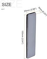Vista 2 de METALLIXITY Deslizadores deslizantes para muebles de PTFE (3.937 x 0.984 in), 4 unidades, almohadillas protectoras de suelo autoadhesivas