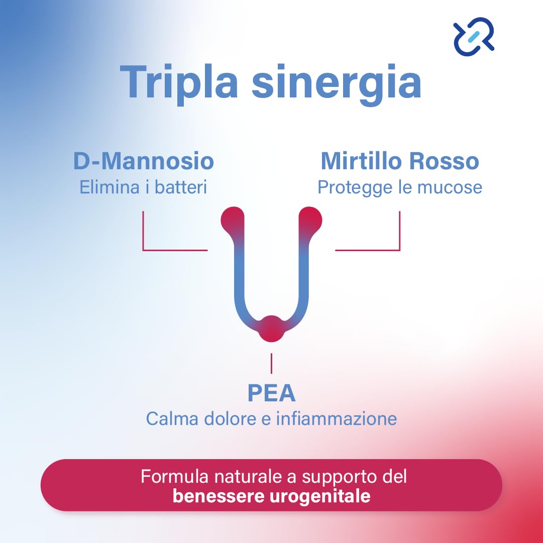 FUCIST Integratore Vie Urinarie con D-Mannosio 1000 Mg, Mirtillo Rosso e PEA Palmitoiletanolamide, Alta concentrazione per Candida Cistite in Stick Orosolubili pronti all'uso
