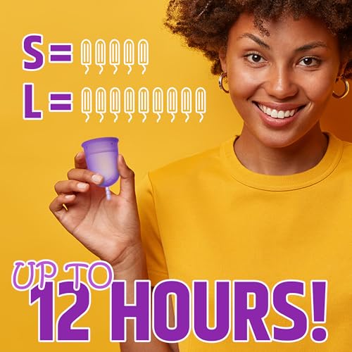 Image of Venus Large Menstrual Cup - Higher Capacity (+30%) - Unique U-Shape Design for Heavier Flow Days - Get 12 Hours Leak-Free Protection - 100% Medical Grade Silicone Reusable Period Cup | Large