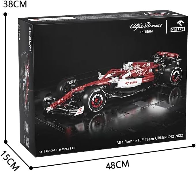 Amazon.co.jp: kowkis アルファロメオ F1 レーシングカー 1:8 組み立て