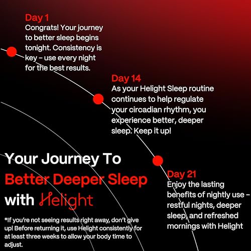 Image of Helight Red Light Therapy Sleep Device for Kids - 630nm Pure Red Light Lamp Sleep Aid to Support Deep Relaxation - Rest Lamp Backed by Science for Babies & Kids Bedrooms