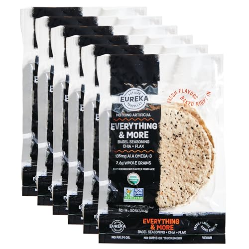 Eureka Tortilla Organic Everything & More 6-inch Wraps (6 packs, 8 per pack)