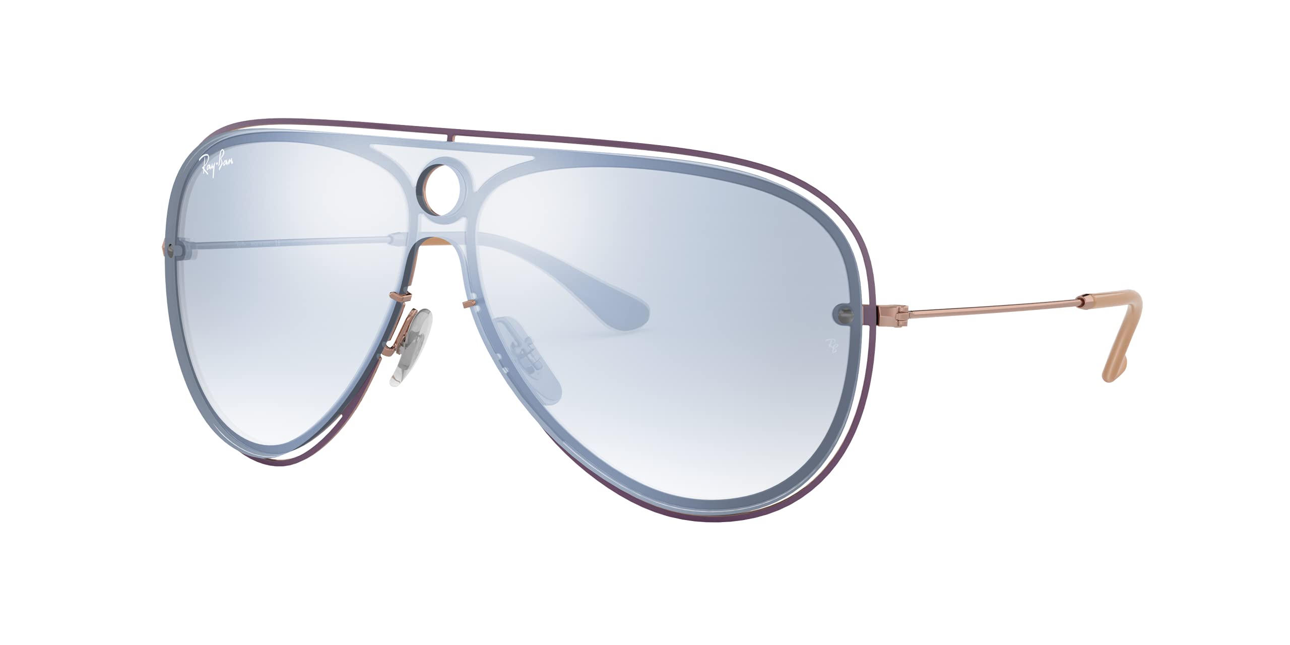 Amazon.com: Ray-Ban Rb3605n Aviator Sunglasses, Copper/Lilac/Dark Violet  Mirrored Silver, 32 mm : Clothing, Shoes \u0026 Jewelry
