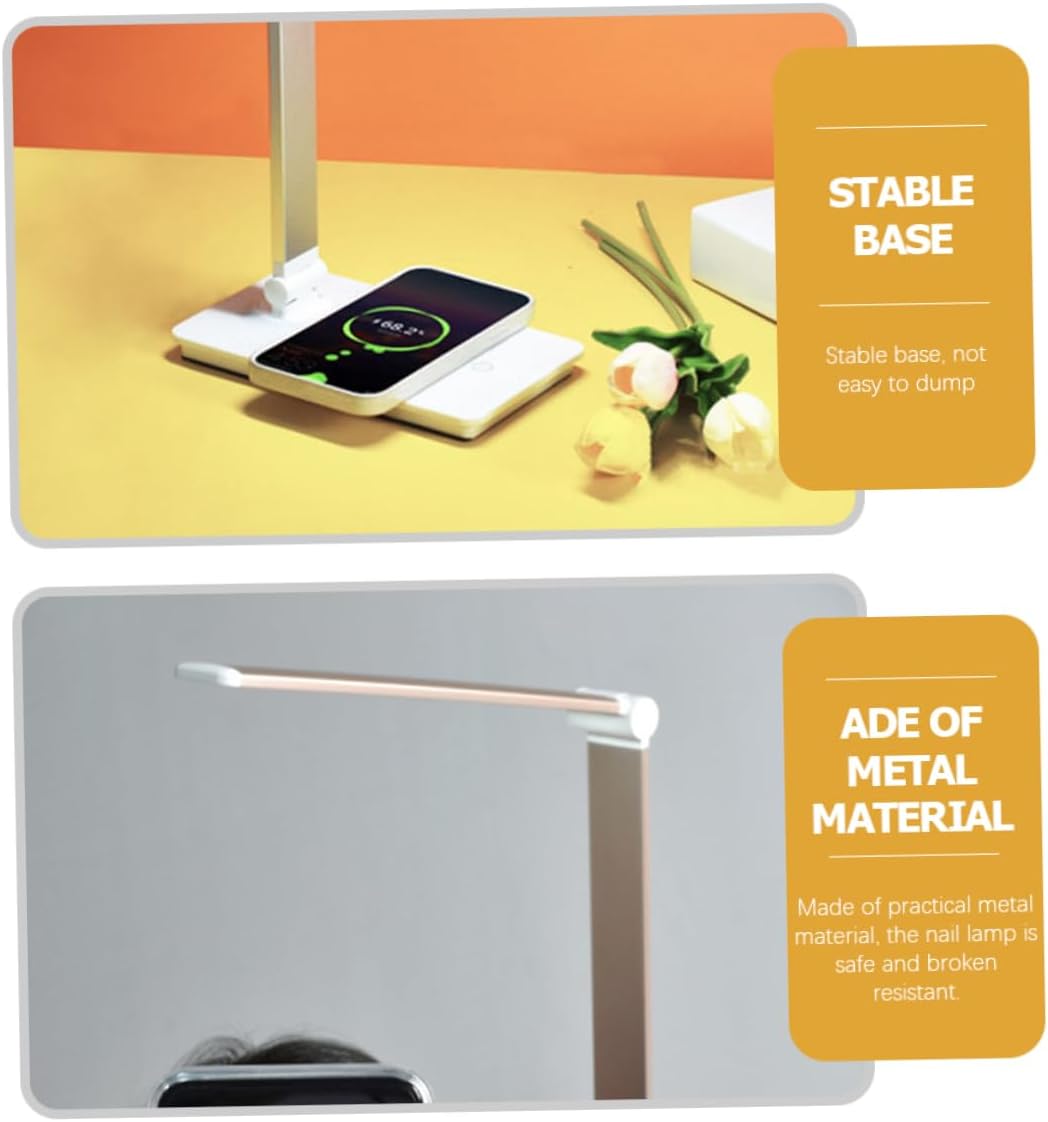 Nail Table Lamp Led Professional Nail Light Desk Lamp Flicker Eye-Care Makeup