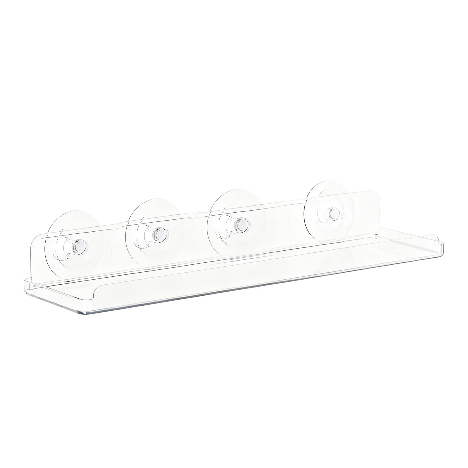 Nucelit Of 1 Easy to Installation Acrylic Suction Cup Display Stand for Succulents Plant Wall Hanging Rack Window Sill Plant Shelf for Window Stand