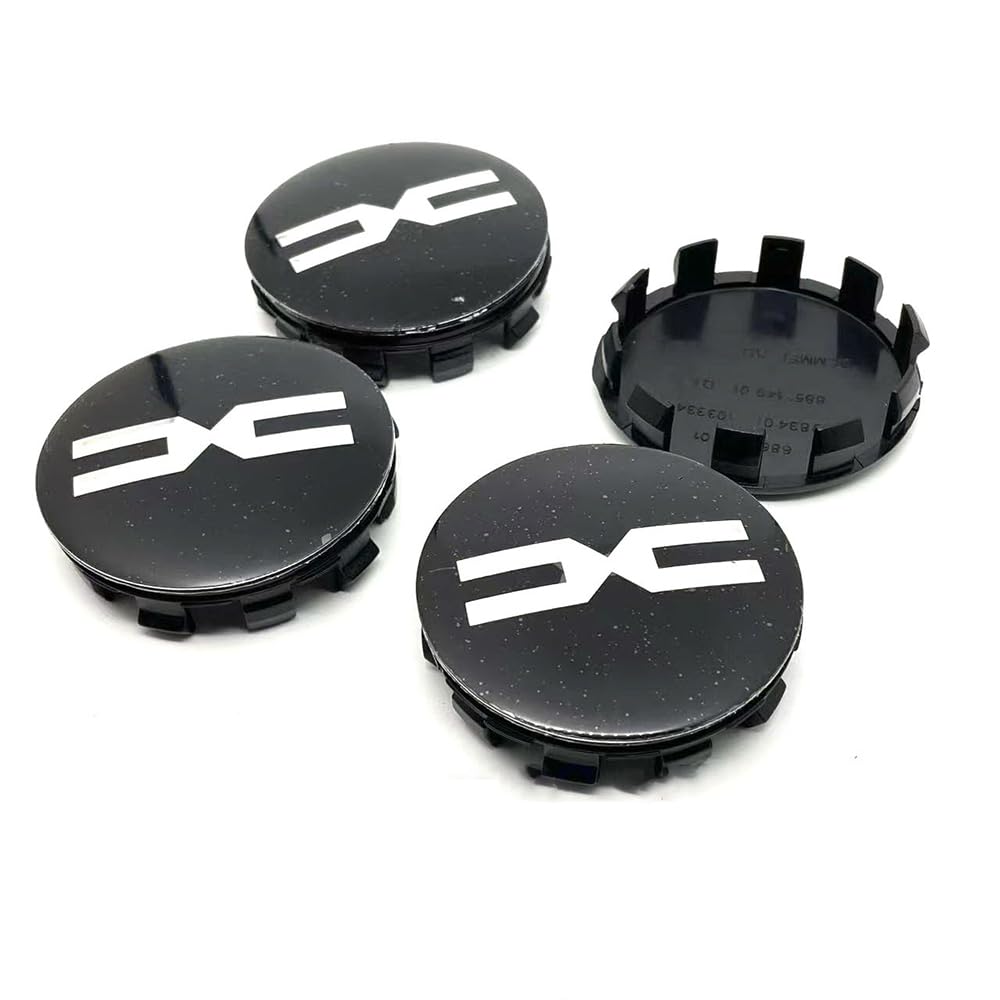 OBong 4 Piezas Coche Tapas Centrales Tapa Central del Cubo Compatible con para 56mm 60mm Dacia Tapacubos Tapas Embellecedoras Centro,A-56mm