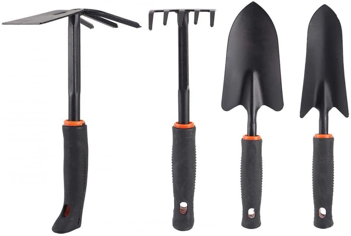 Juego De Herramientas De Jardín, Juego De Herramientas De Jardín Livianas De 4 Piezas, Mango Ergonómico Antideslizante Para Hombres Y Mujeres, Para Plantar Flores, Mantenimiento De Jardines