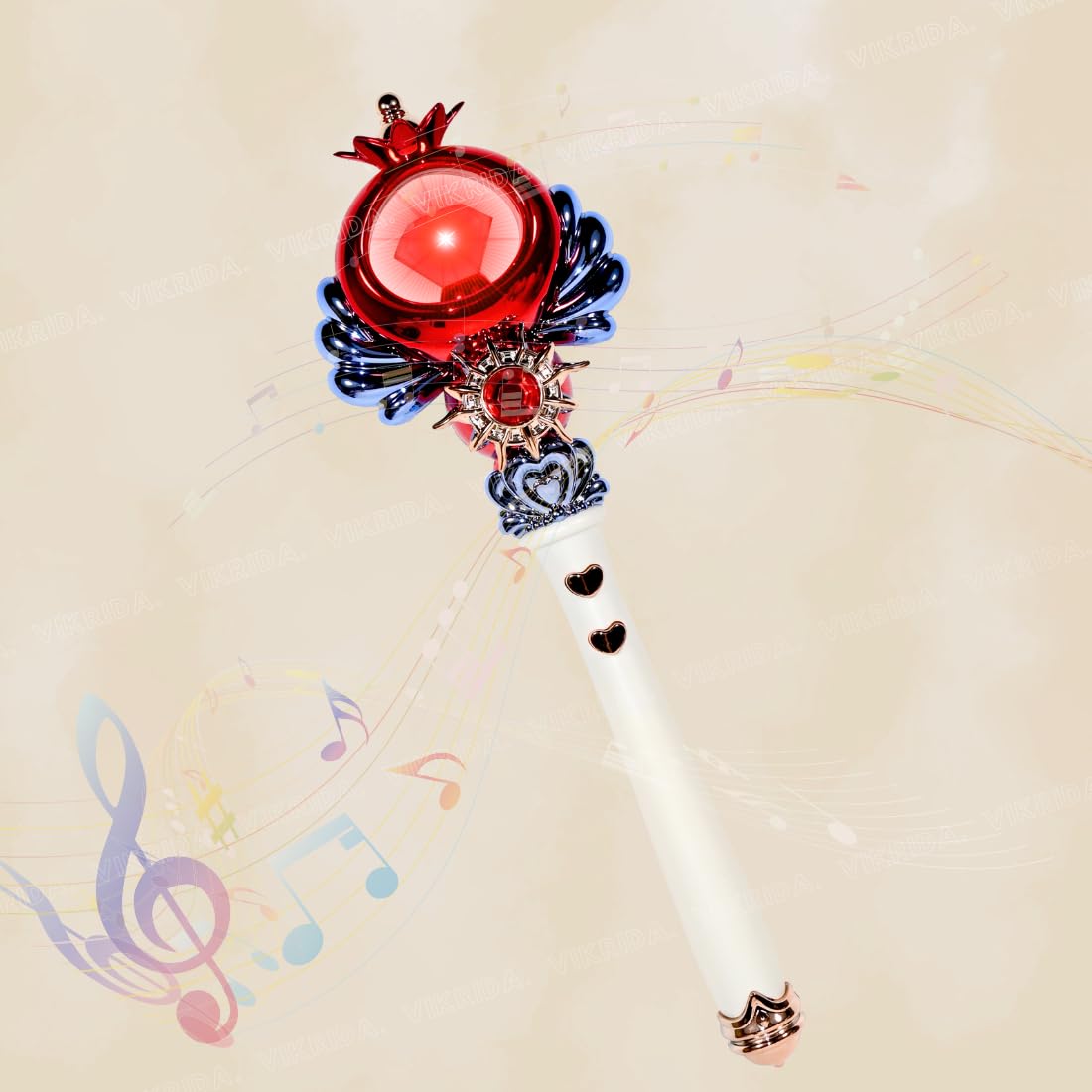 VikriDA Light Up Magic Wand with Spinning LED Light and Sound, Dress up Role Play for Kids, Party Favors for Kids- Lumo White Princess Wand (B0D7QCHFZJ) Amazon Price History, Amazon Price Tracker