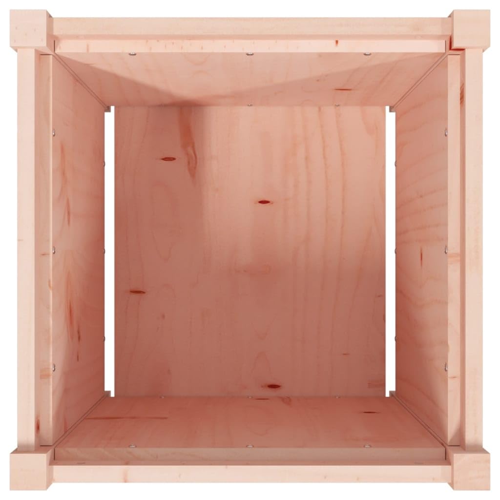 Pflanzkübel aus Douglasie 50 x 50 x 50 cm 2er Set Massivholz Gartenregal für Balkon Terrasse mit Modernem Design und Langlebiger Robustheit für Indoor Outdoor