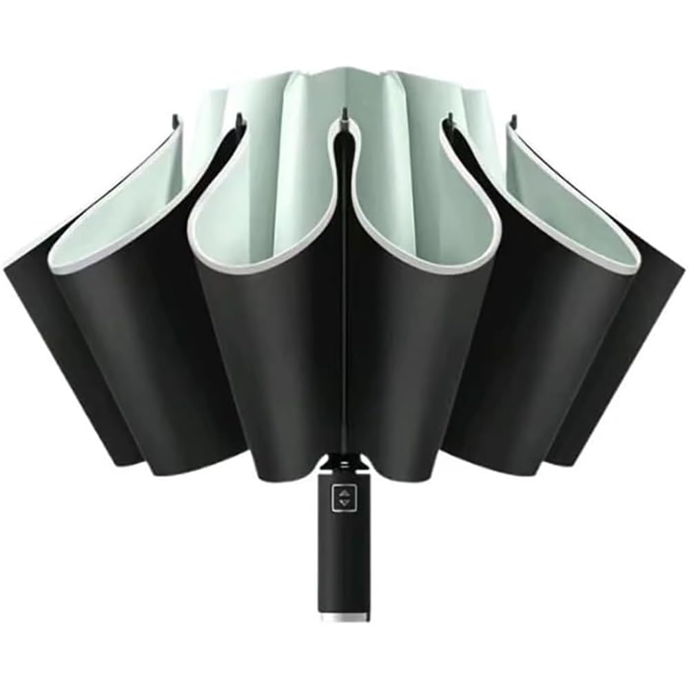 Parapluie voyage automatique avec poignée non glissante résistant à la pluie