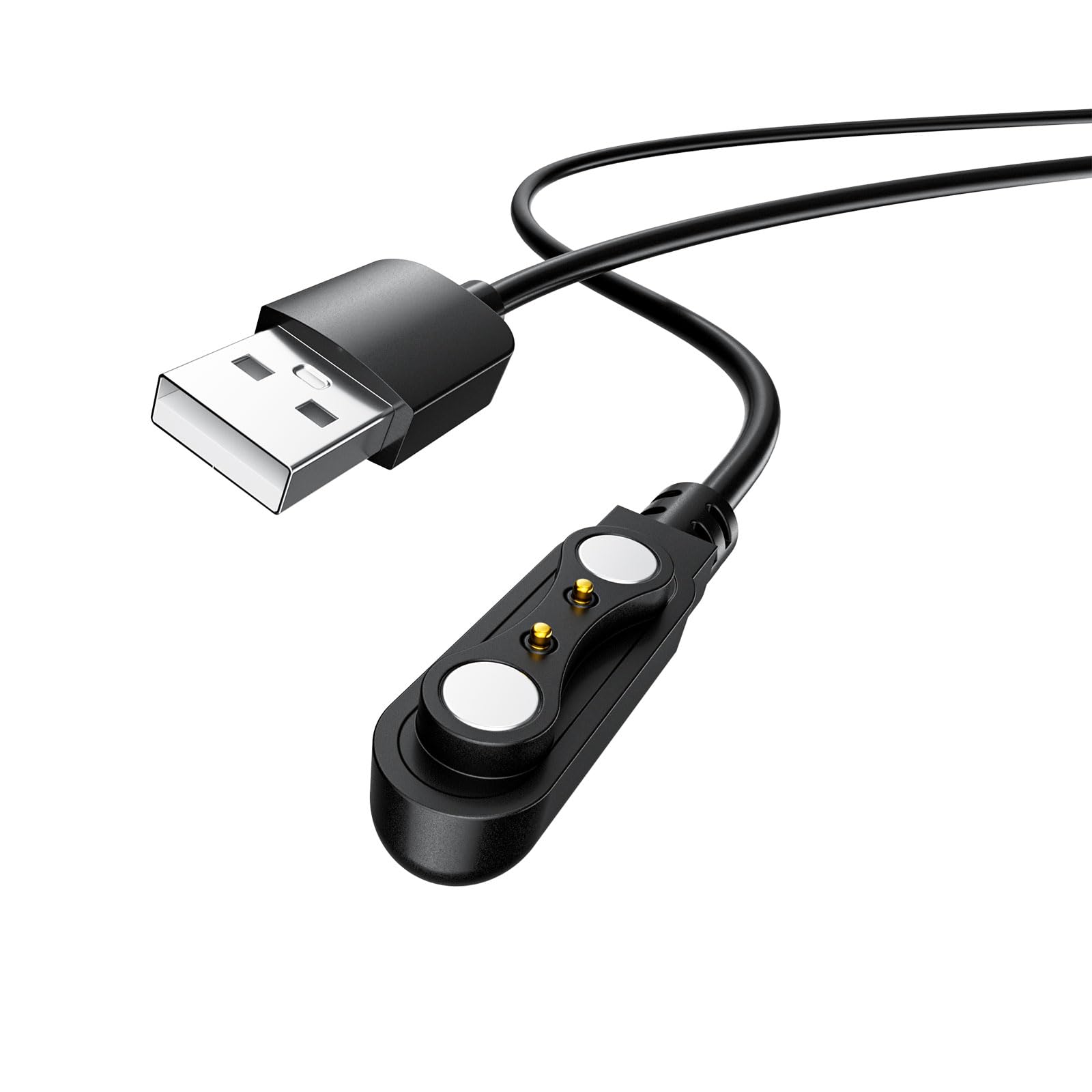 Blueshaweu Cavo di Ricarica USB Compatibile per LIGE/DREMAC/ESFOE EF5 Smartwatch - Cavo di Ricarica Magnetico Compatibile con Smartwatch LIGE/ DREMAC/ESFOE EF5. ﻿ (Bianco