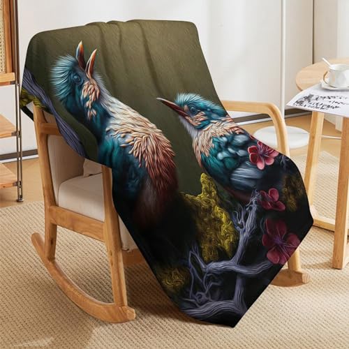 Couverture oiseau pour canapé : l'accessoire cocooning de vos soirées