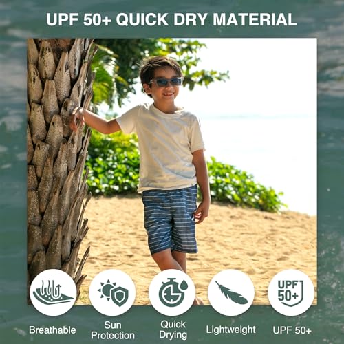 Image of Kanu Surf Boys' Avalon Quick Dry UPF 50+ Beach Swim Trunk