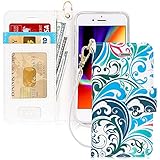 iPhone 7 Case, iPhone 8 Case, FYY [Kickstand Feature] Flip Folio Leather Wallet Case with ID&Credit Card Pockets for Apple iPhone 8/7 (4.7 inch) Pattern 16