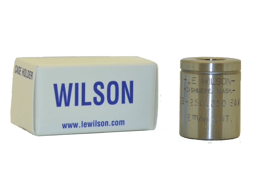 L.E. Wilson CH-2250 Case Holder for 22-250 Remington/250 Savage/6mm International Trimmer, Polished Steel