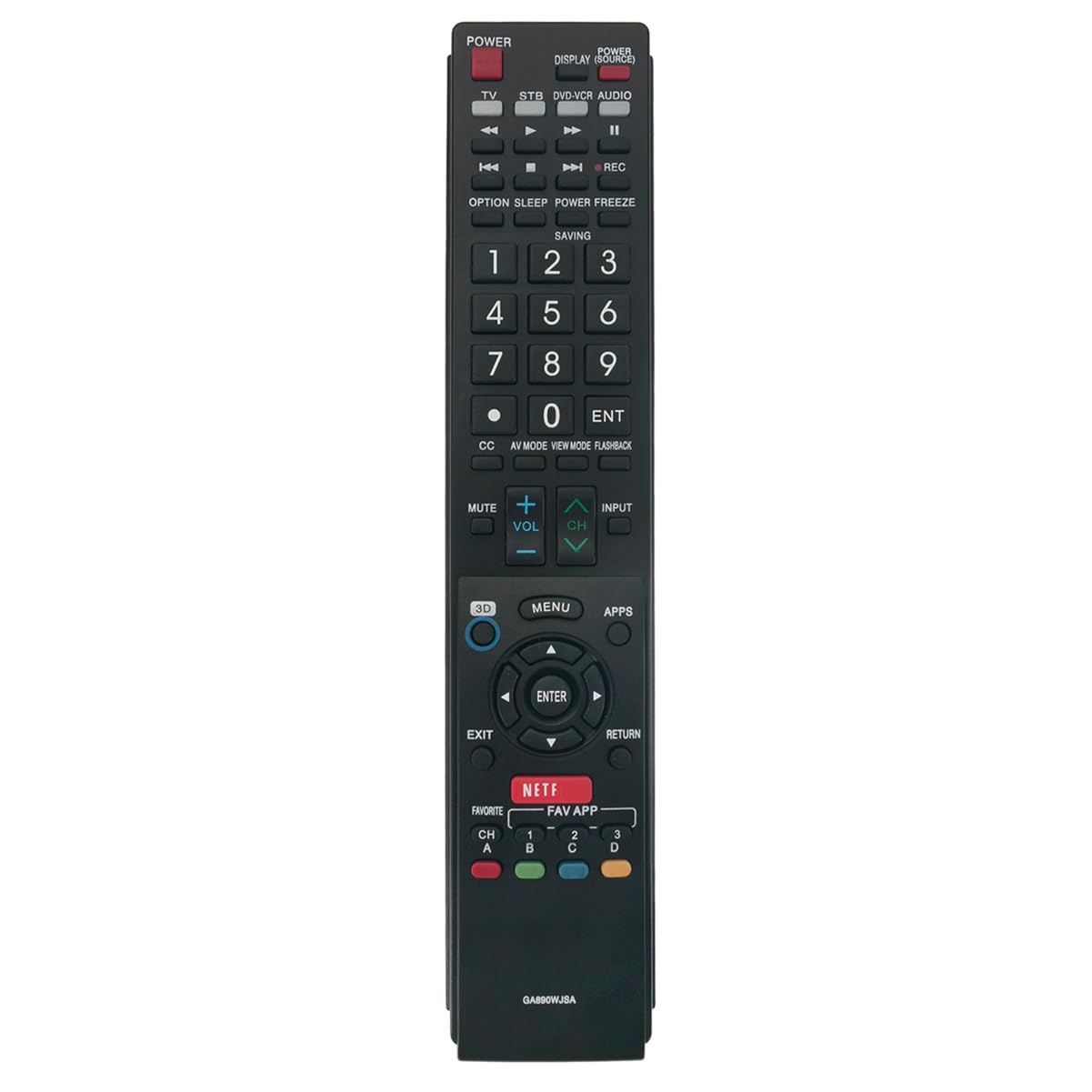 Télécommande de remplacement Sharp pour vos soirées cinéma sur LC-52LE925UN - 5