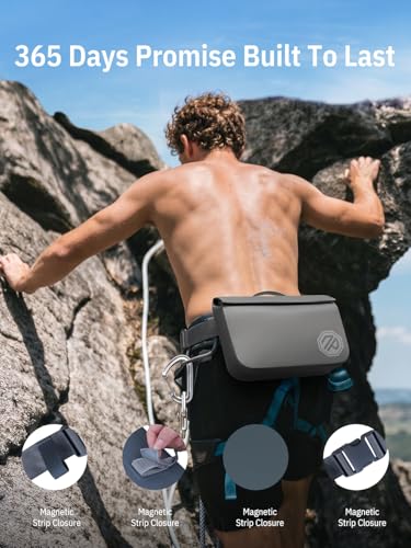 Image of niphean IPX7 Waterproof Fanny Pack, Magnetic One-Hand Closure Dry Bag