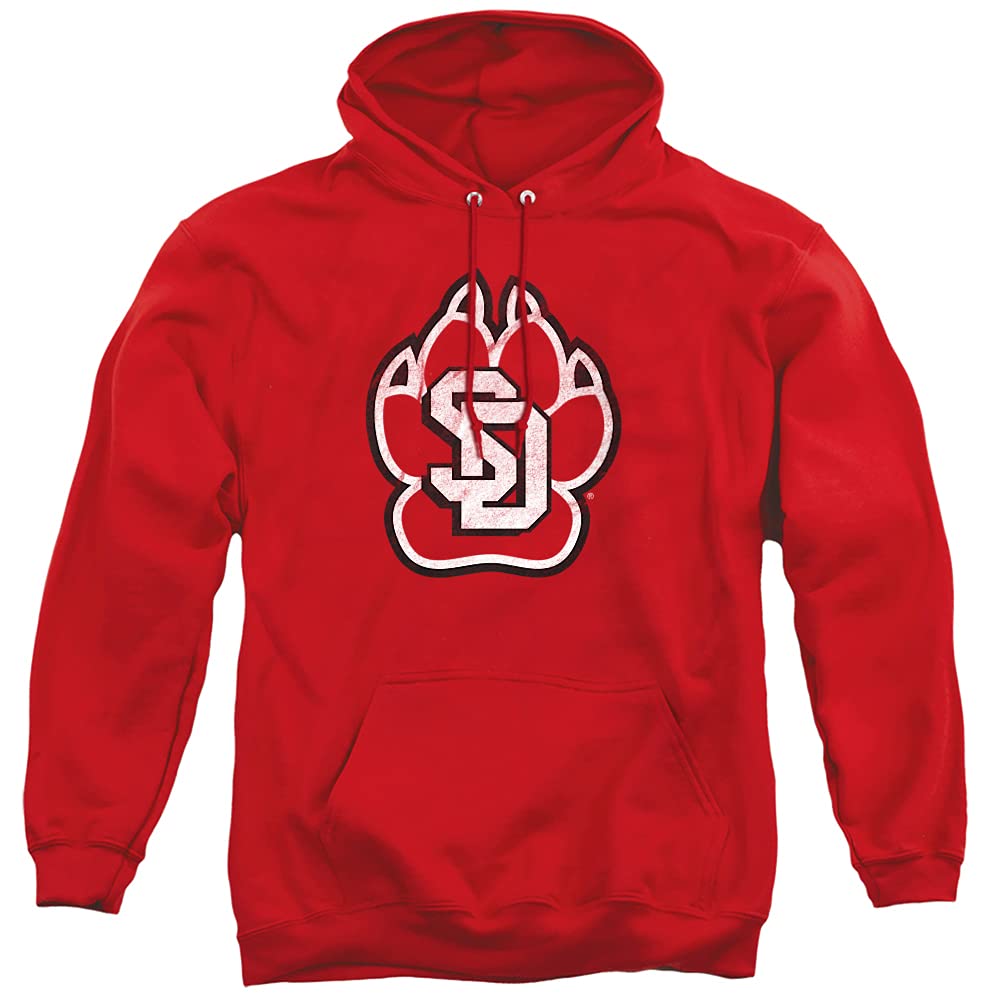 LOGOVISION Official Collegiate Distressed Primary Logo Adult Pullover Hoodie Collection — view 338