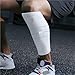 CHYLMAPHEN 1pc White Calf Support Knitting Shin Splint & Calf Protector Compression for Men Women Basketball Soccer Running for Shin Splint Relief, Recovery, Running(L)