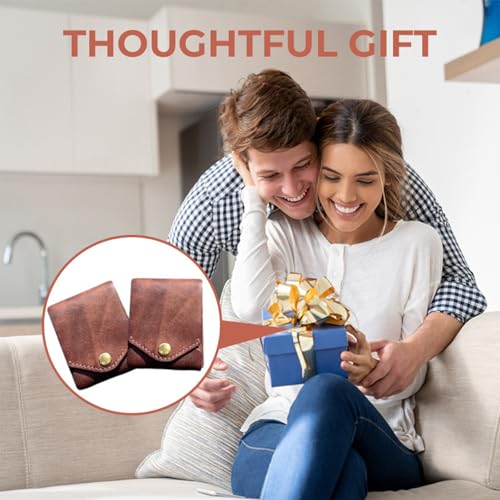 Vintage Handmade Leather Wallet, Multifunctional Handmade Leather Wallet For Men, Compact Wallets For Cash, Slim Minimalist Men'S Wallets Built-In Pen Slot. (1PC, Wallet+pen)3