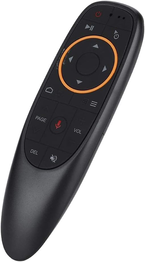 Uso Conveniente Control de Sonido Giroscopio Incorporado Teclado de 2.4G Air Mouse, Conexión inalámbrica 2.4G Diseño ergonómico Air Mouse Control Remoto, para el hogar Hogar