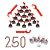Tile Leveling System Kit 1/16", 250pcs Tile Levelers, 500pcs Tile Spacers and 5pcs Special Wrenches, Tools for Wall Floor Tile Adjustment, Floor Leveling Compounds