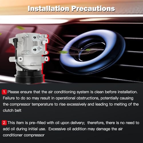 Image of CCIYU AC Compressor w /Clutch for Ford Fiesta 1.6L 2010-2013