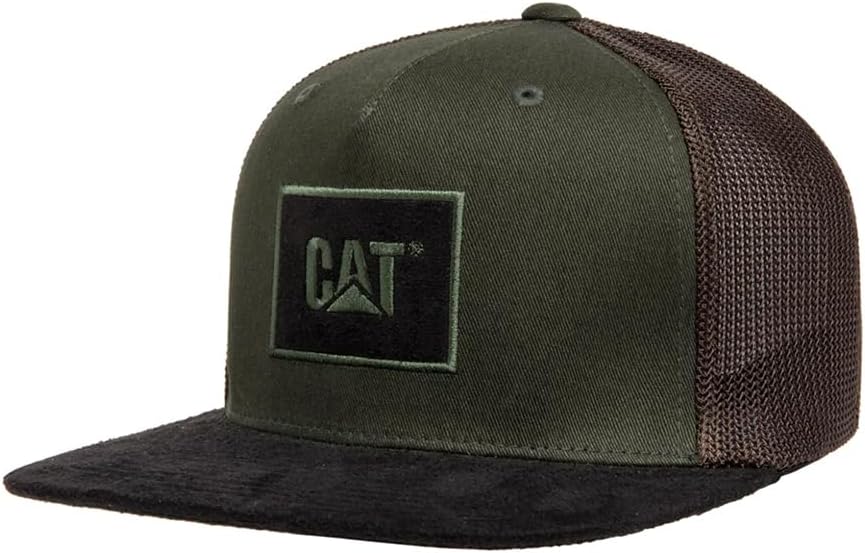 Caterpillar Mens Suede Flexfit Cap