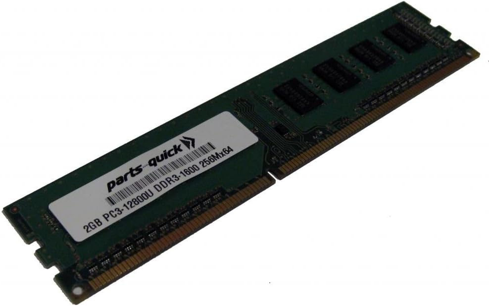 parts-quick 2Gb Memory Upgrade For Dell Inspiron 660S Ddr3 Pc3-12800 1600 Mhz Non-Ecc Dimm Ram (Parts-Quick Brand)
