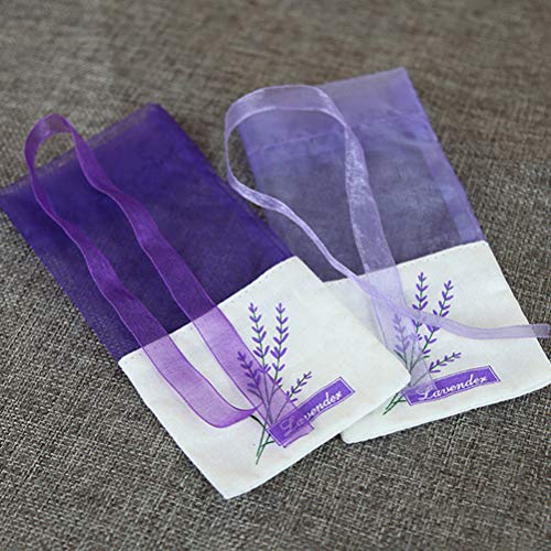 20 bolsas aromáticas de lavanda para pequeños sacos miniatura 3