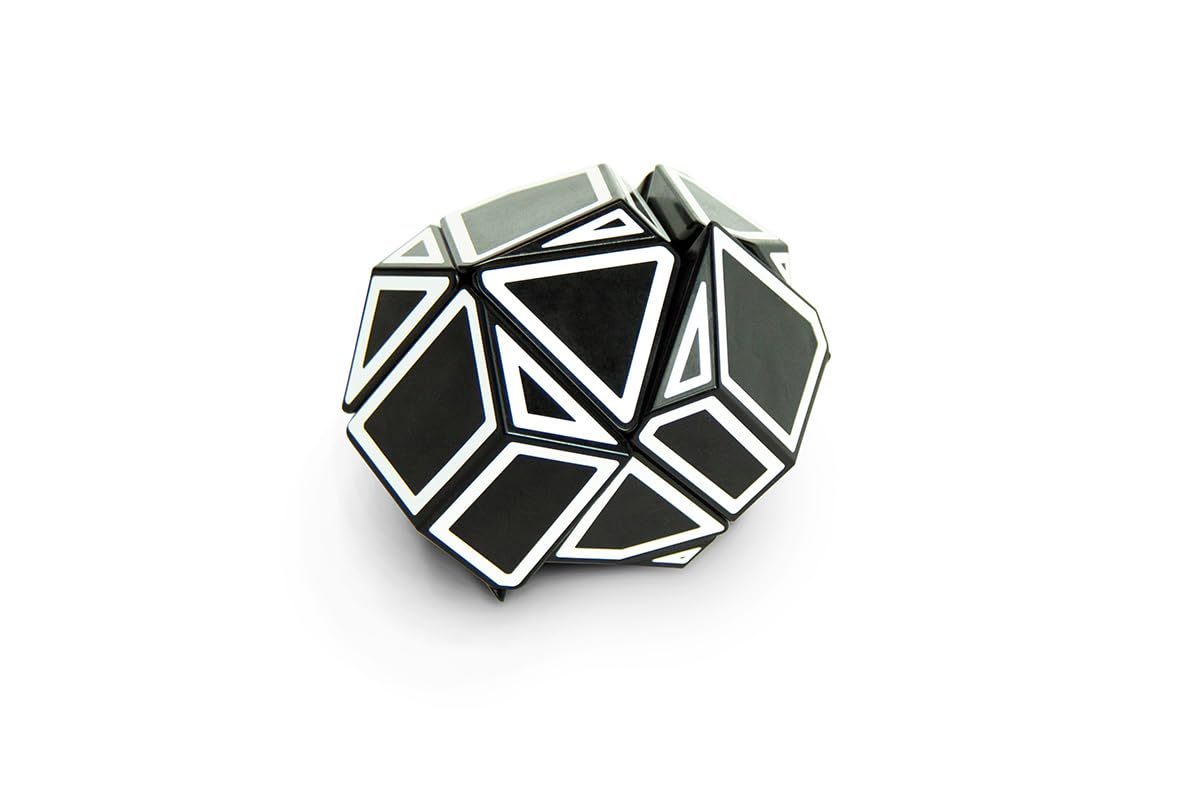 Meffert's Cubo de Rompecabezas Ghost Xtreme, Color Negro y Blanco (Recent Toys M5109)
