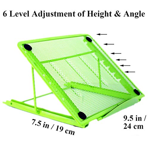 Soporte Ajustable para Laptop y Tablet Verde miniatura 2