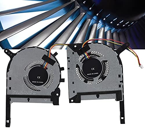 2 Pcs 4-Pin Aluminium Alloy Laptop CPU GPU Cooling Fans Heatsink Replacement,for ASUS TUF FX505 FX505ge FX505gm FX505dt FX705