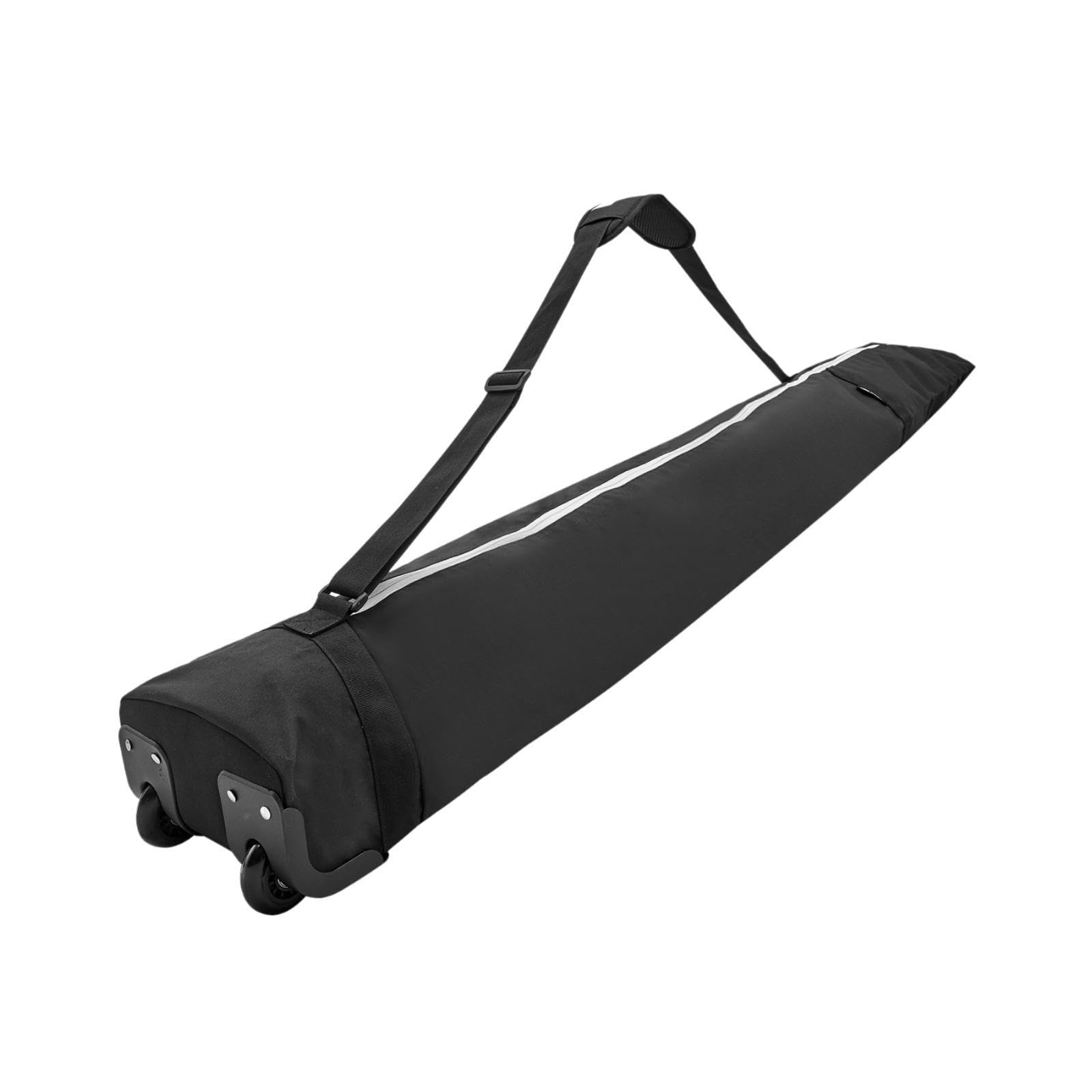 Colaxi Snowboard Bag Ski Bag with Wheels Snowboarding Skiing with Zipper Outdoor Double Rollers Travel Bag Carrier Ski Equipment Bag