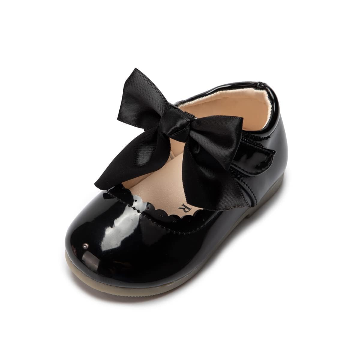 Fromosa Toddler Girls Mary Jane Dress Shoes Ballet Flats Little Girls Soft Slip-On Bowknot Princess Shoes Wedding Party Casual Walking School Uniform