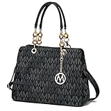 MKF Crossbody Satchel Tote Handbag for Women, Shoulder Bag Strap – PU Leather Pocketbook – Top...