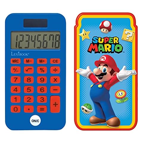 Lexibook Super Mario Pocket Calculator with Cover Cover