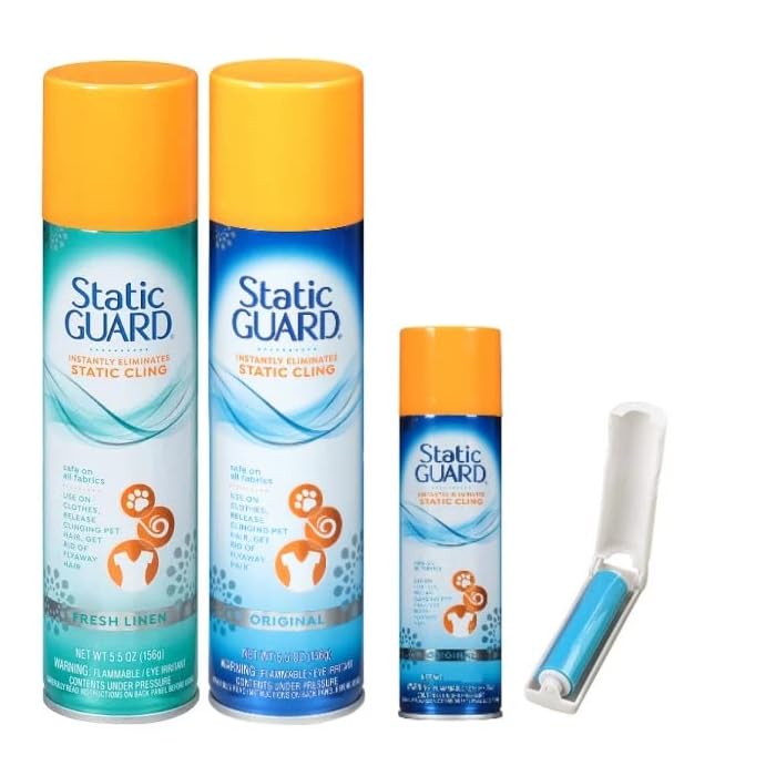 Buy Static Guard Spray, Fresh Linen and Original 5.5 Ounce, and
