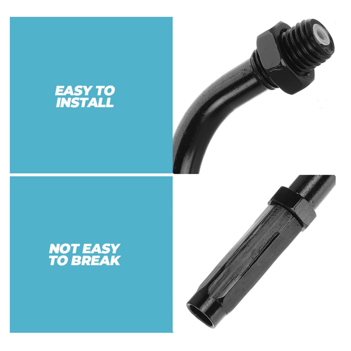 MAGICLULU Vis de Réglage pour Câble d'Accélérateur et Embrayage Moto Alliage d'Aluminium Noir Tête Coudée à 90° 2 Pièces Outil pour Réglage Précis Accessoires de Modification Moto