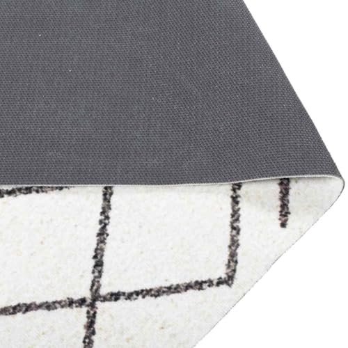 Alfombra de cocina blanca antideslizante para evitar resbalones y proteger suelos delicados 5