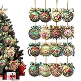 Photo Gallery hozaenwa palle di natale decorazioni | 18 pezzi decorazioni festività appendenti legno | palle appese per albero di natale casa ringhiera portico ghirlanda via giardino festa famiglia esterno - Photo Gallery hozaenwa palle di natale decorazioni | 18 pezzi decorazioni festività appendenti legno | palle appese per albero di natale casa ringhiera portico ghirlanda via giardino festa famiglia esterno -