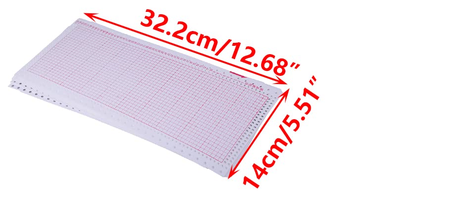 10pcs Blank Punch Card Fit for Brother Singer Knitting Machine KH836 KH860 SK260 SK280